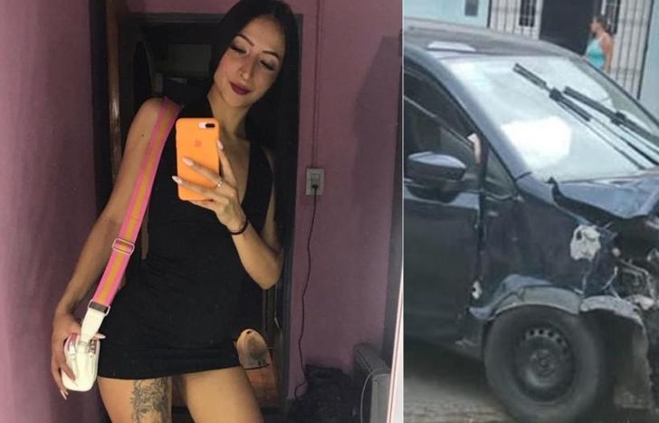 Iara Valdez murió tras el fuerte impacto.