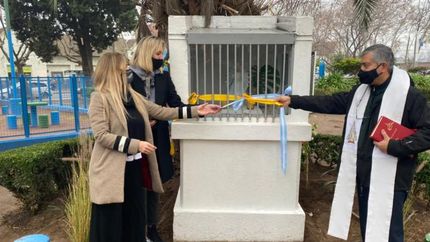 La garita fue inaugurada en la Plaza Espora.