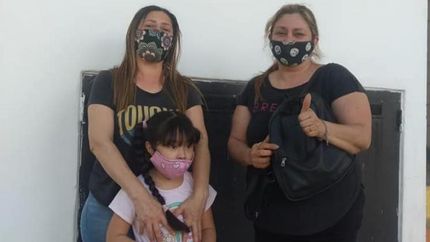 Este viernes entregaron la primera tanda de donaciones.