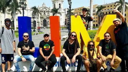 La banda Riddim, de reconocimiento internacional, viene de tocar en Perú.