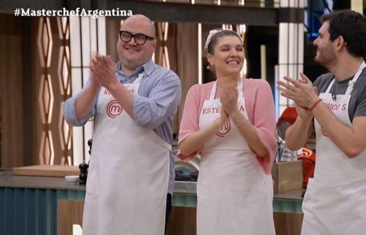 Los tres semifinalistas.