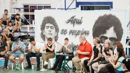 Otra emotiva jornada para recordar a Diego Maradona en Fiorito.