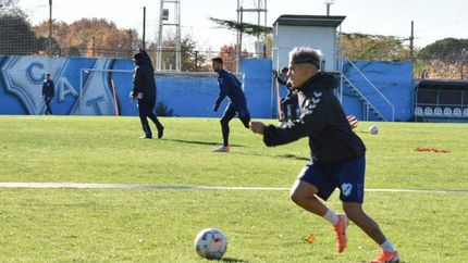 El Gasolero entrenó en la cancha auxiliar. El Gasolero entrenó en la cancha auxiliar.
