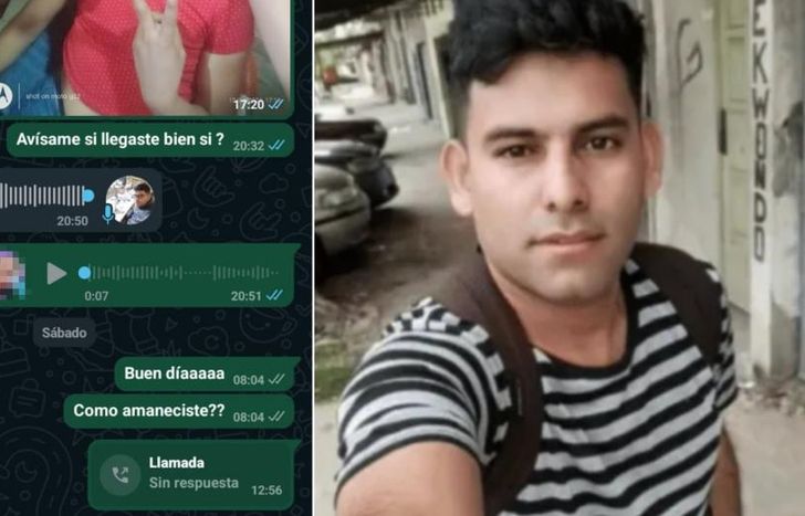 El hombre desaparecido respondió el último mensaje el viernes pasado.