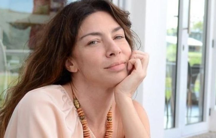 Romina Gaetani, en un mal momento.