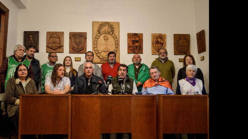 Realizarán un paro nacional con marchas y protestas en todo el país