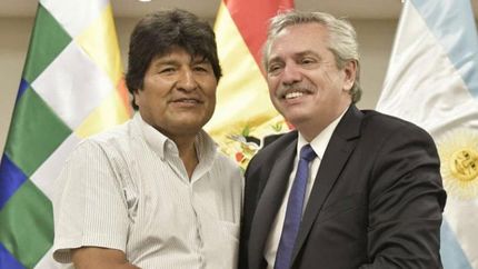 Evo Morales fue recibido en el país durante su exilio.