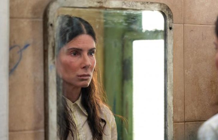 La actriz, en escena.