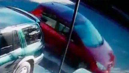 El auto con el que Gustavo habría secuestrado a la chica.