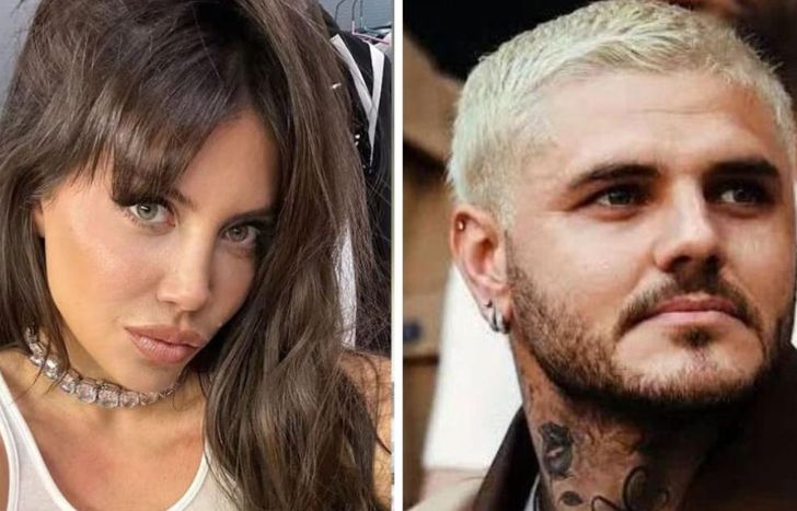 Wanda Nara y Mauro Icardi.