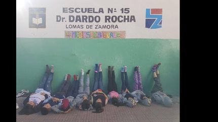 el sindrome de down, desde los colores, en la primaria n°15