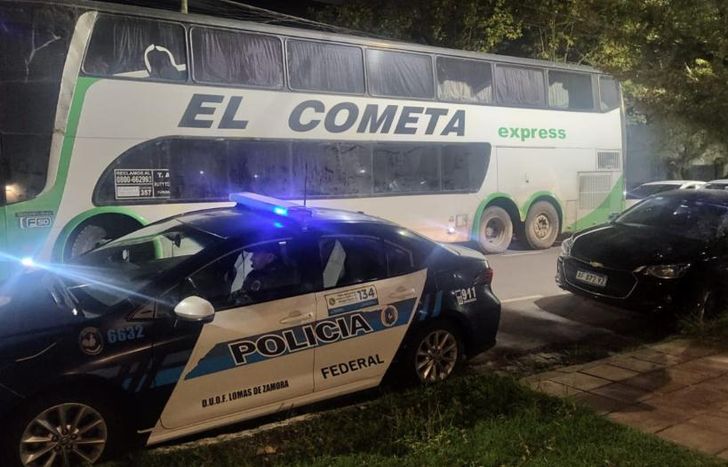 Las autoridades interceptaron el ómnibus que venía del norte del país.
