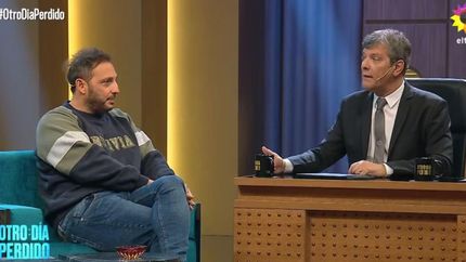 Ariel Staltari con Mario Pergolini.