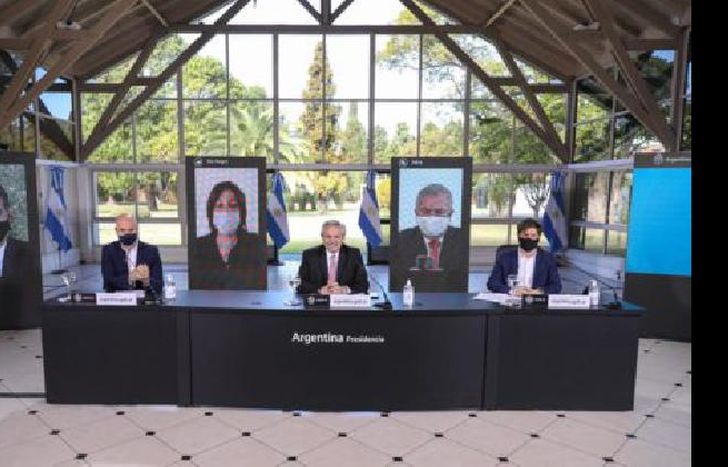 El mensaje fue grabado en Olivos.