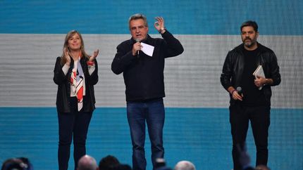 Agustín Rossi, compañero de fórmula de Sergio Massa por Unión por la Patria, habló tras los primeros resultados de las PASO.