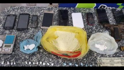 incautaron celulares, dosis de cocaína y dinero en efectivo.