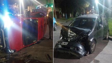 Así quedaron los vehículos involucrados en el siniestro.