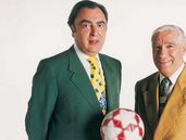 Marcelo Araujo y Macaya Márquez, en tiempos de Fútbol de Primera.