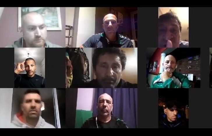 Participaron los cuerpos técnicos del fútbol juvenil del Taladro.