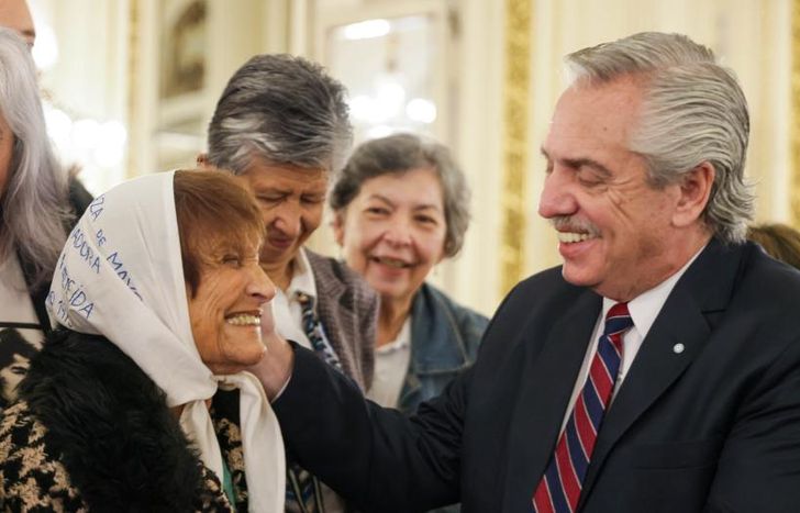 Alberto Fernández se expresó en redes sociales por la recuperación del nieto 133.