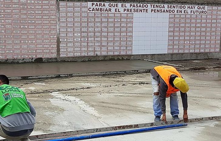 Las obras se realizan a través del Programa Potenciar Trabajo.
