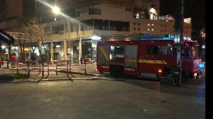 se incendio uno de los andenes de la estacion de adrogue