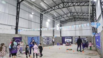 Nuevo gimnasio techado del Club Ituzaingo, de Temperley.