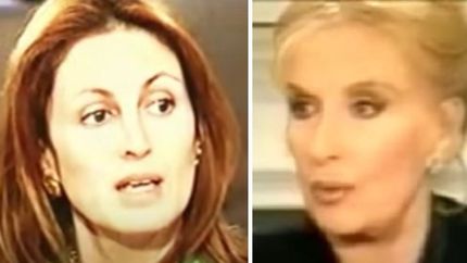 Silvana Suárez protagonizó un tenso momento con Mirtha Legrand en vivo en 1999.