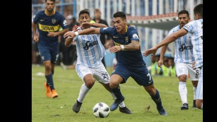 boca abrazo un punto en el descuento