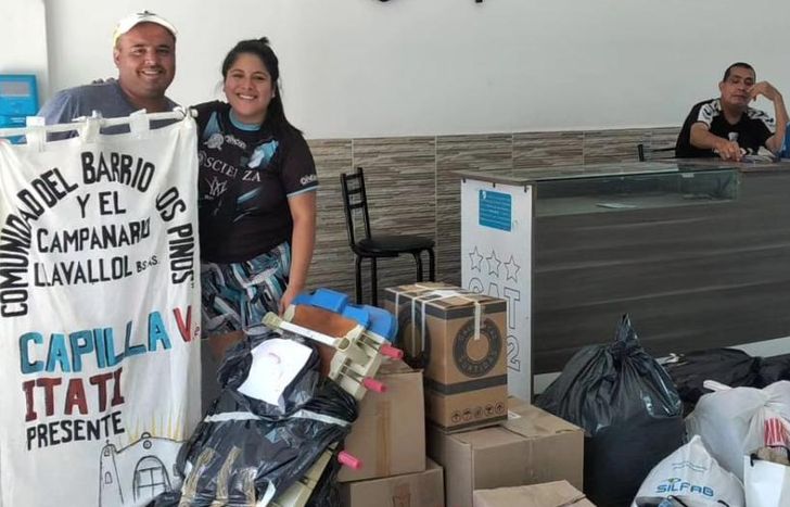 Gracias a la colaboración de socios, hinchas y vecinos.
