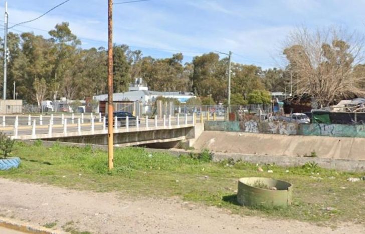 El lugar en el que había aparecido ahorcado el joven.