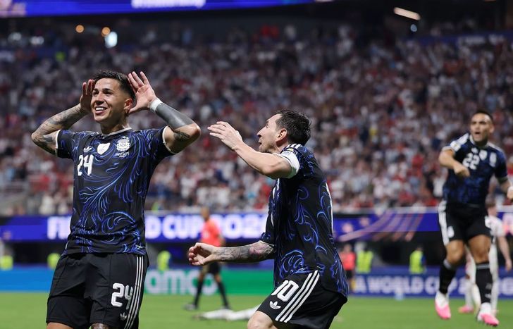 Enzo Fernández le dio vida a la Selección Argentina con su golazo.