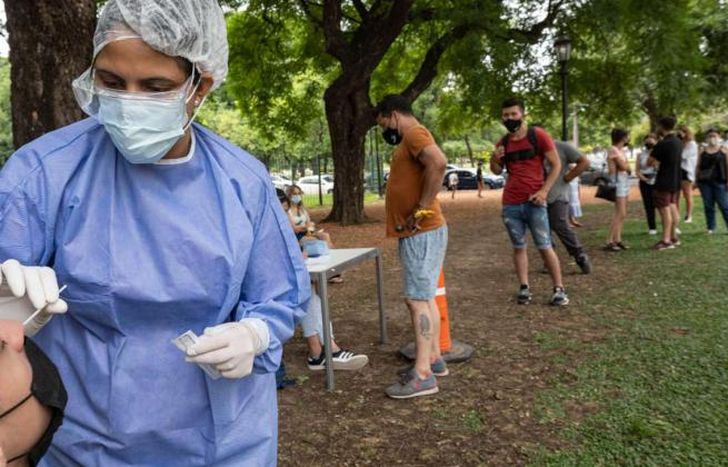 Siguen realizando testeos en todo el país.