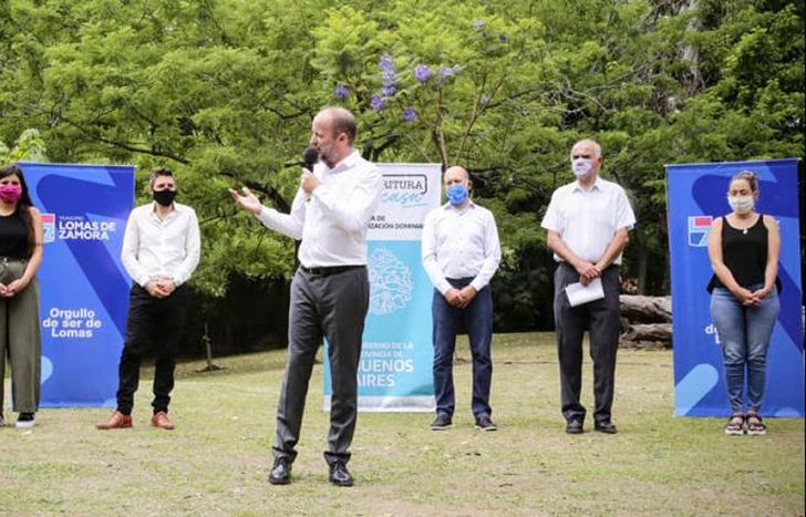 Insaurralde encabezó el acto.