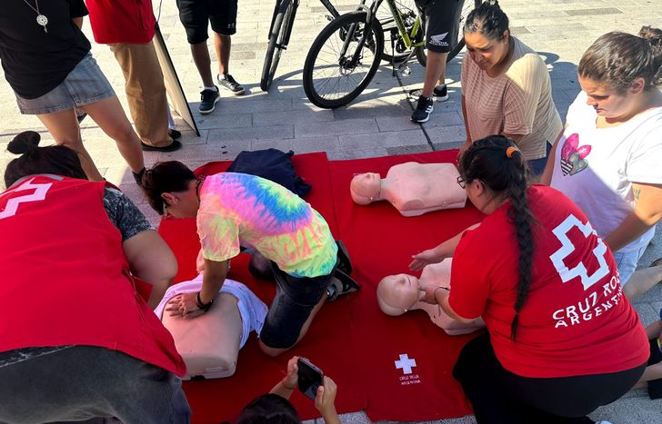 La jornada es abierta para la comunidad y la organiza la Cruz Roja de Lomas.&nbsp;