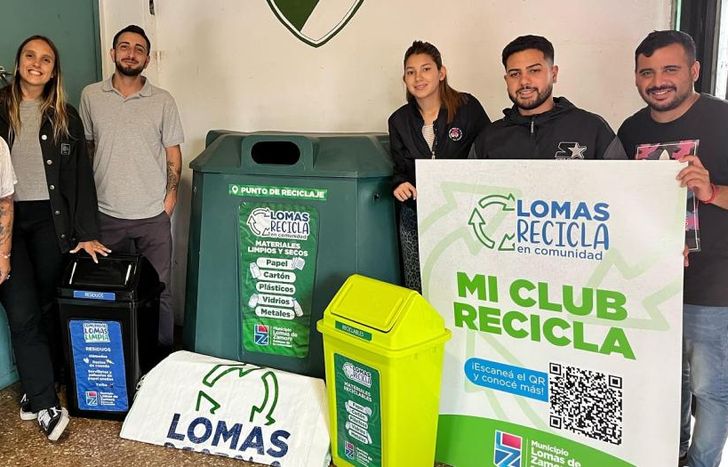 El programa Mi club recicla sigue recorriendo los barrios.