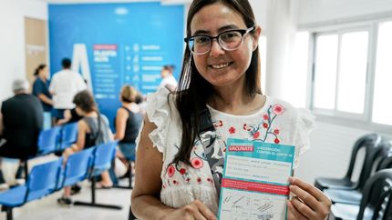 multitudinaria vacunacion contra el covid en lomas