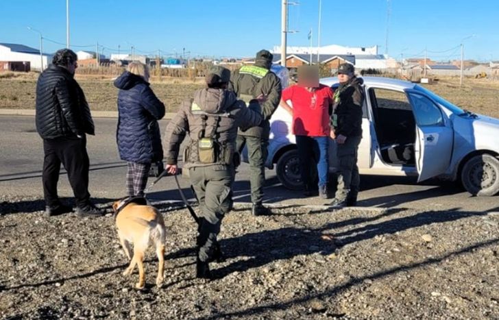 El momento de la detención.