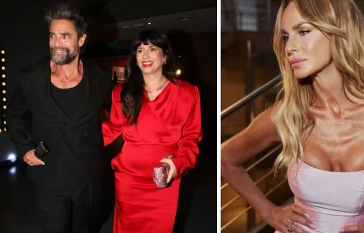 Luciano Castro y Griselda Siciliani se cruzaron con Sabrina Rojas.&nbsp;