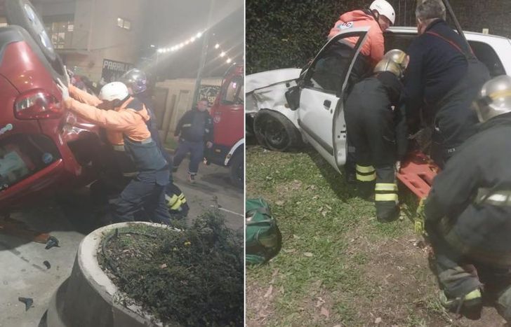 Los heridos fueron asistidos por lesiones leves.