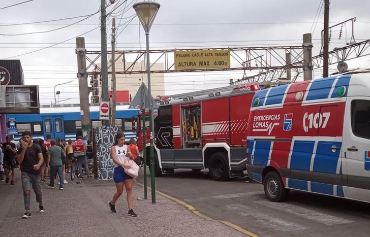 La circulación vehicular se vio afectada en la esquina de Boedo y las vías.