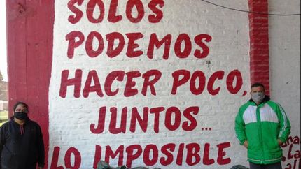 Camioneros se sumó a la última acción solidaria en San José. Camioneros se sumó a la última acción solidaria en San José.