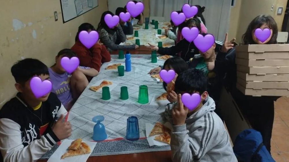 Los chicos llegan al hogar por decisión judicial.