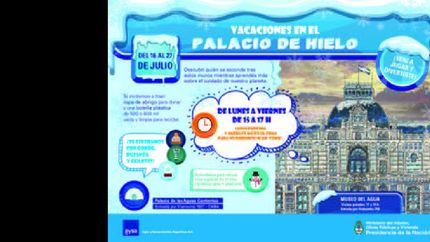 el palacio de hielo, la propuesta de aysa para estas vacaciones