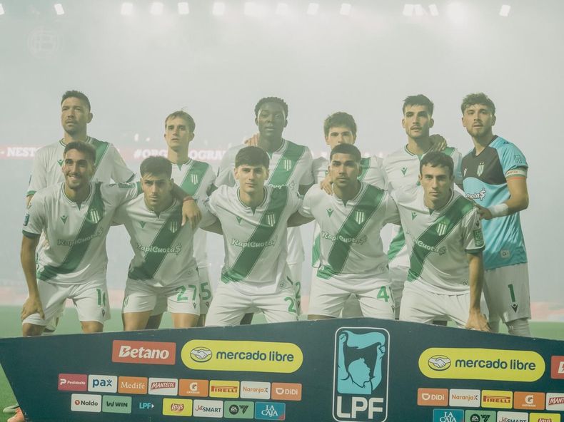 Formación de Banfield en el Clásico del Sur. Formación de Banfield en el Clásico del Sur.