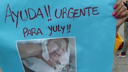 la familia de una pequena reclama un medidor para recibir el alta hospitalaria