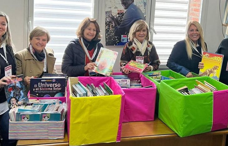 Visitaron el Hospital Alende, la Escuela Namuncurá de Tongui y Casa del Niño en Llavallol.