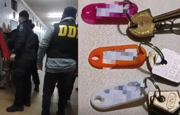 Copiaban llaves de los clientes de un estacionamiento.