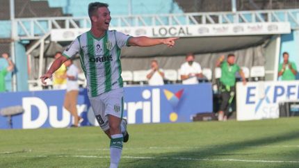 Galoppo celebra el 2-0 ante Atlético Güemes.