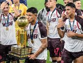 Dylan Aquino, el apuntado a vender en Lanús.